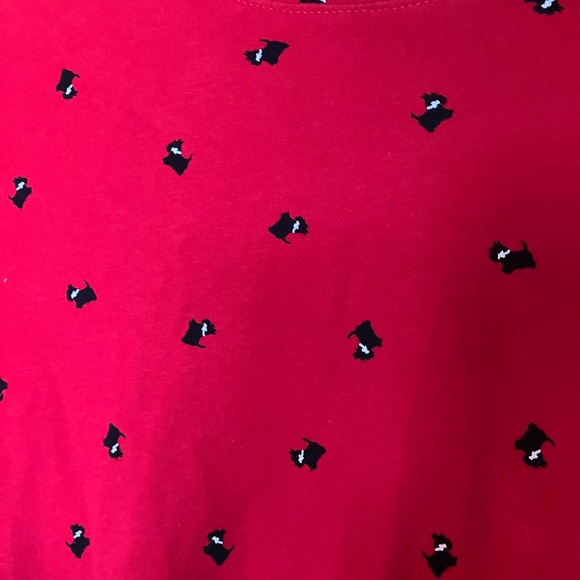 Vintage St. John’s Bay Red Scotty Dog Long Sleeve Turtleneck - Picture 5 of 6